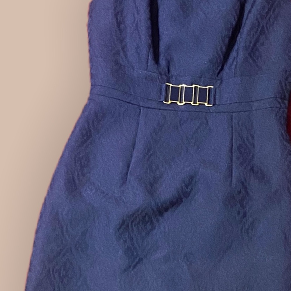 Navy Blue Mini Dress